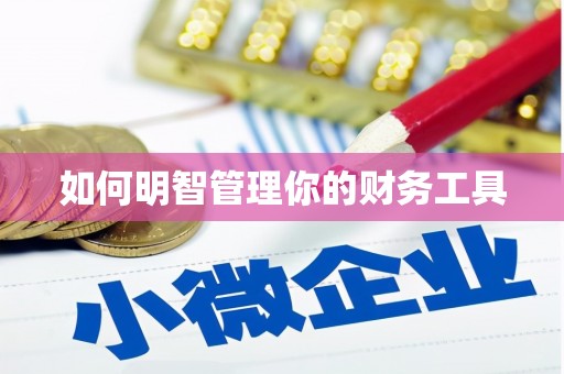 瑞昌如何明智管理你的财务工具