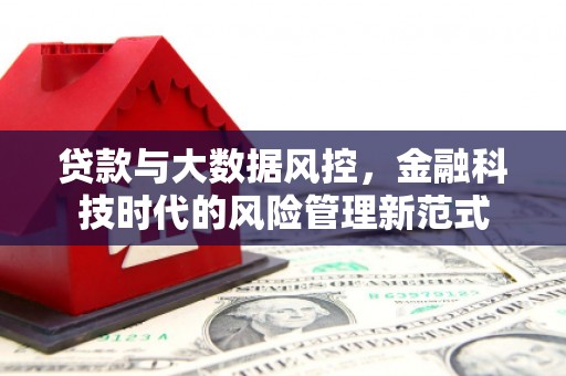 薛城贷款与大数据风控，金融科技时代的风险管理新范式