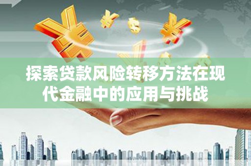 丰都探索贷款风险转移方法在现代金融中的应用与挑战