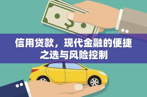 北关信用贷款，现代金融的便捷之选与风险控制