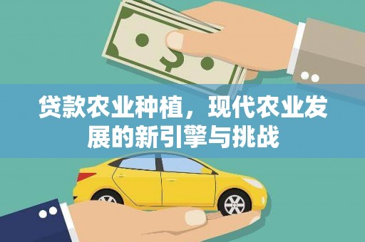 太白贷款农业种植，现代农业发展的新引擎与挑战
