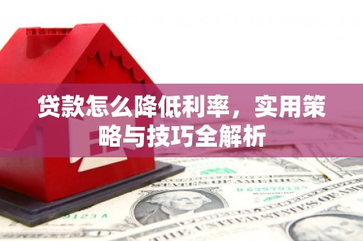 海拉尔贷款怎么降低利率，实用策略与技巧全解析