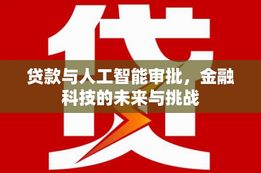 水城贷款与人工智能审批，金融科技的未来与挑战