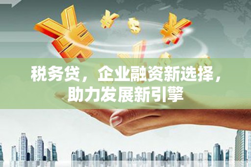 根河税务贷，企业融资新选择，助力发展新引擎