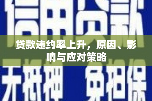 乌拉特后旗贷款违约率上升，原因、影响与应对策略