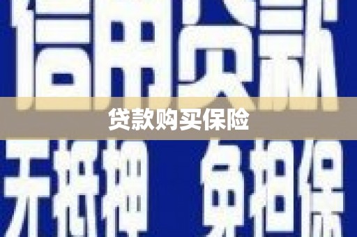 乳源贷款购买保险