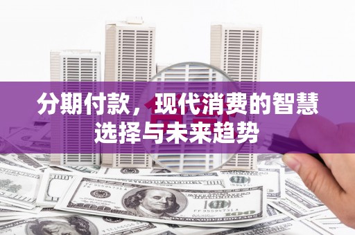 泗阳分期付款，现代消费的智慧选择与未来趋势