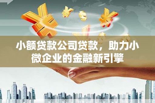 西青小额贷款公司贷款，助力小微企业的金融新引擎
