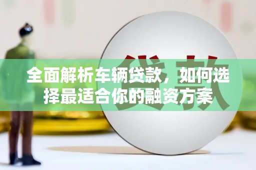 褒忠全面解析车辆贷款，如何选择最适合你的融资方案