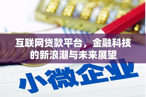 离岛互联网贷款平台，金融科技的新浪潮与未来展望