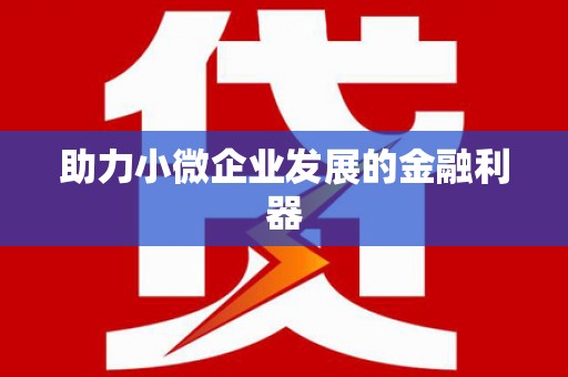 汉源助力小微企业发展的金融利器