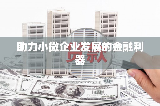 双溪助力小微企业发展的金融利器